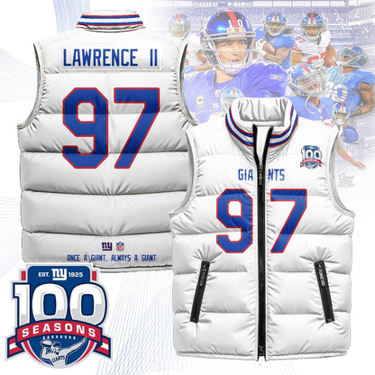 New York Giants Unisex Puffer Vest - Printed