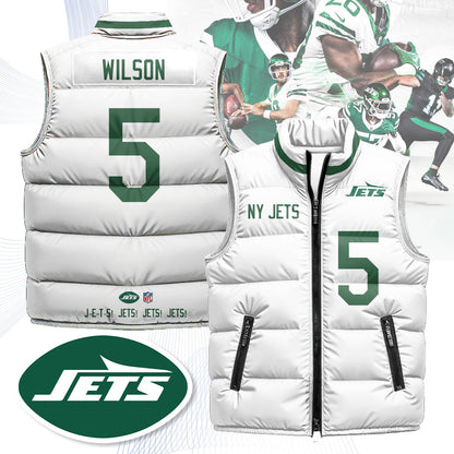 New York Jets Unisex Puffer Vest - Printed