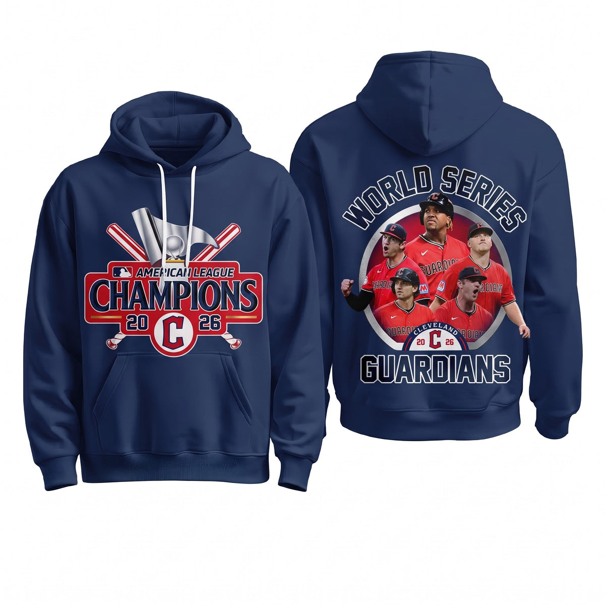 CLE World Series 2026 2D Hoodie - Printed