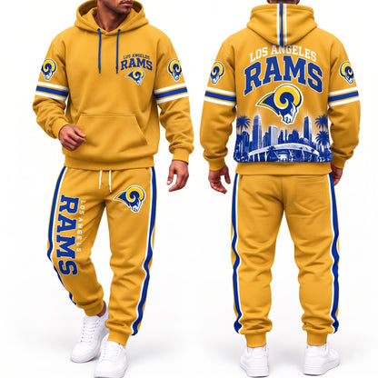 LAR Streetwear Hoodie Pants Set - Printed V1