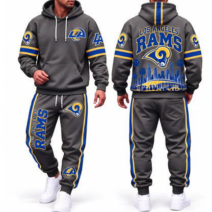 LAR Streetwear Hoodie Pants Set - Printed V2