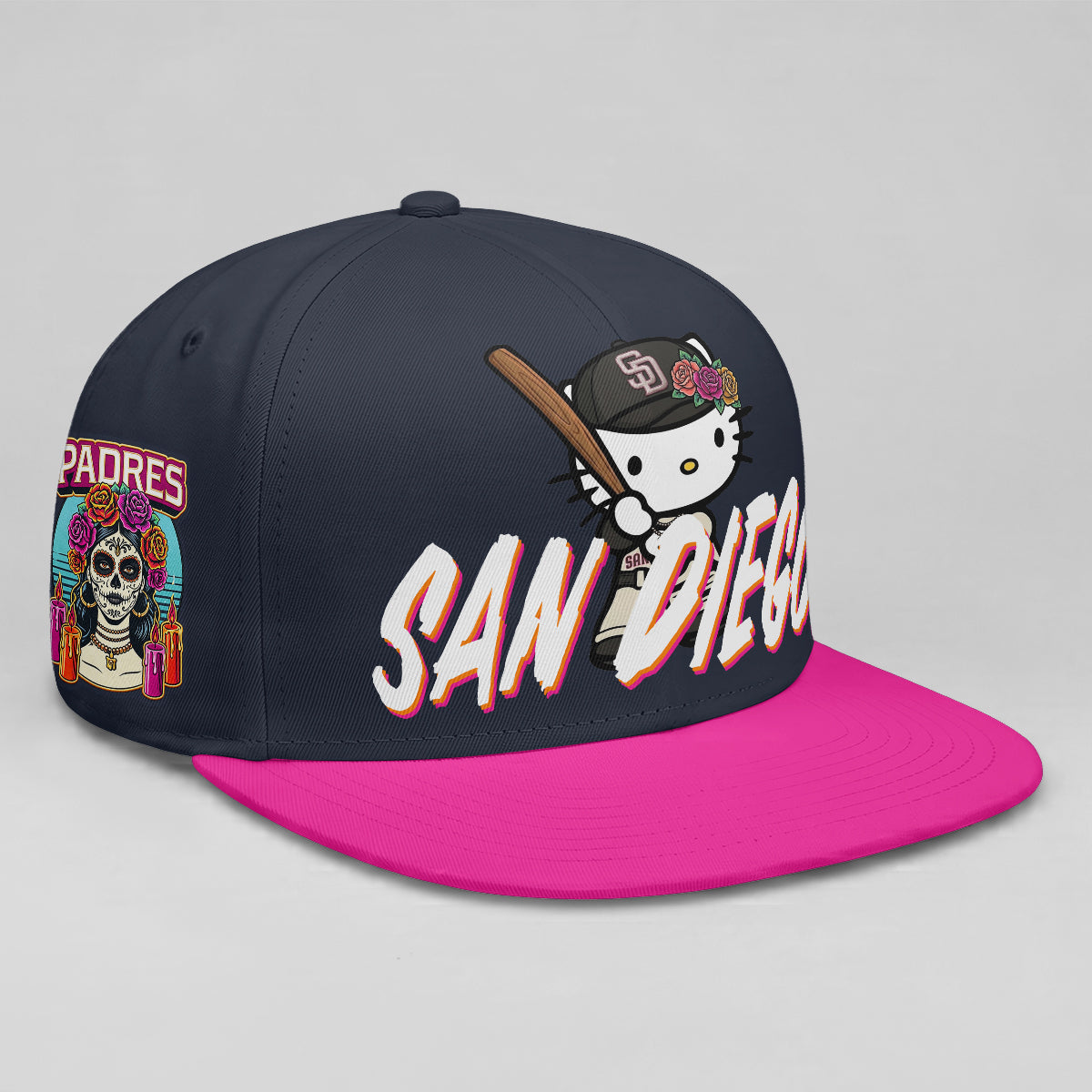 SD x Meow KT Personalized Snapback Cap - Printed