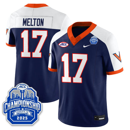 Virginia Football ACC Championship Vapor Limited Jersey - All Stitched