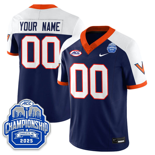 Virginia Football ACC Championship Vapor Limited Custom Jersey - All Stitched