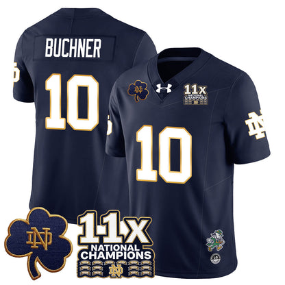 ND 11x-Time National Champions Vapor Limited Jersey - All Stitched