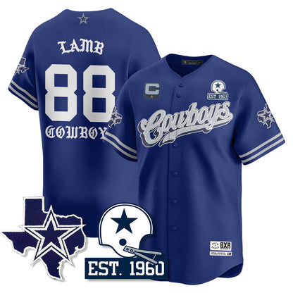 DAL Born x Raised Baseball Jersey - All Stitched