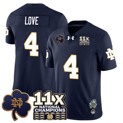 ND 11x-Time National Champions Vapor Limited Jersey - All Stitched