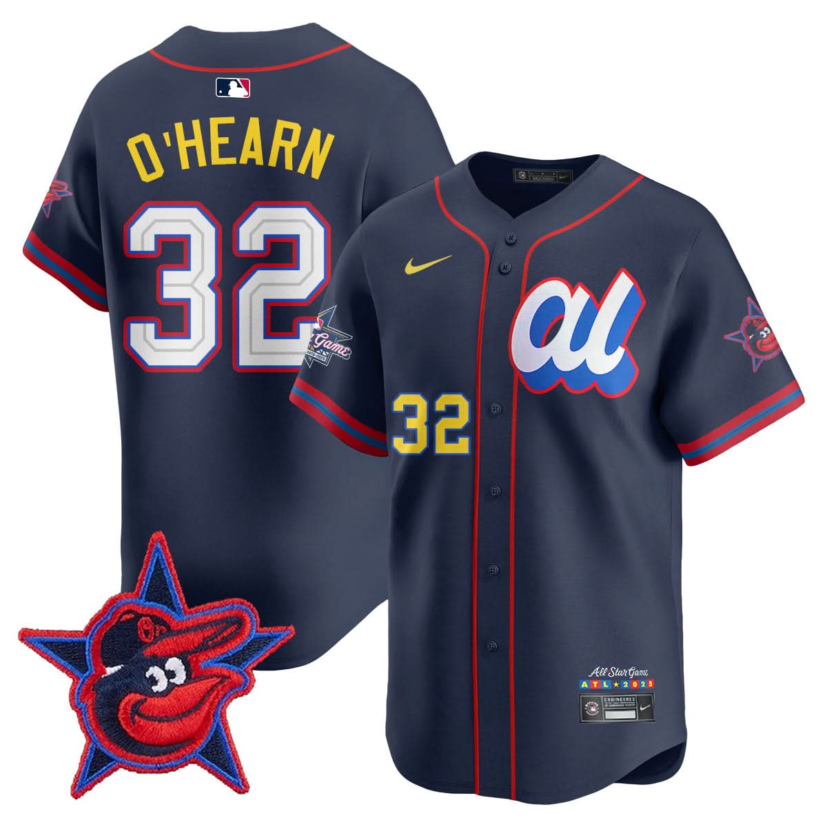 American League 2025 MLB All-Star Jersey - All Stitched