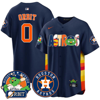 Houston Astros Orbit Vapor Premier Jersey - All Stitched