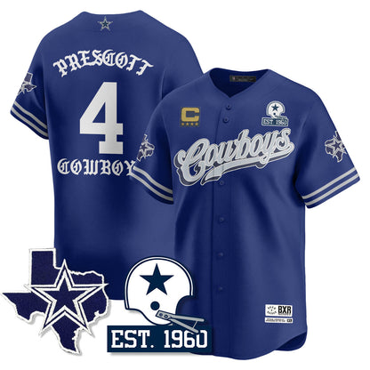 DAL Born x Raised Baseball Jersey - All Stitched