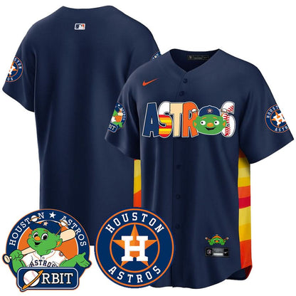 Houston Astros Orbit Vapor Premier Jersey - All Stitched
