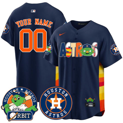 Houston Astros Orbit Vapor Premier Custom Jersey - All Stitched