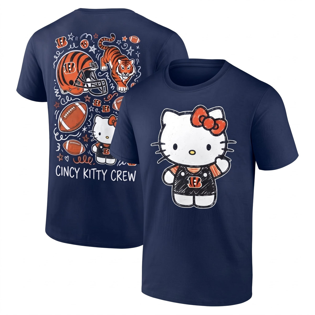 CIN x Meow KT Two Sides T-Shirt - Printed V1