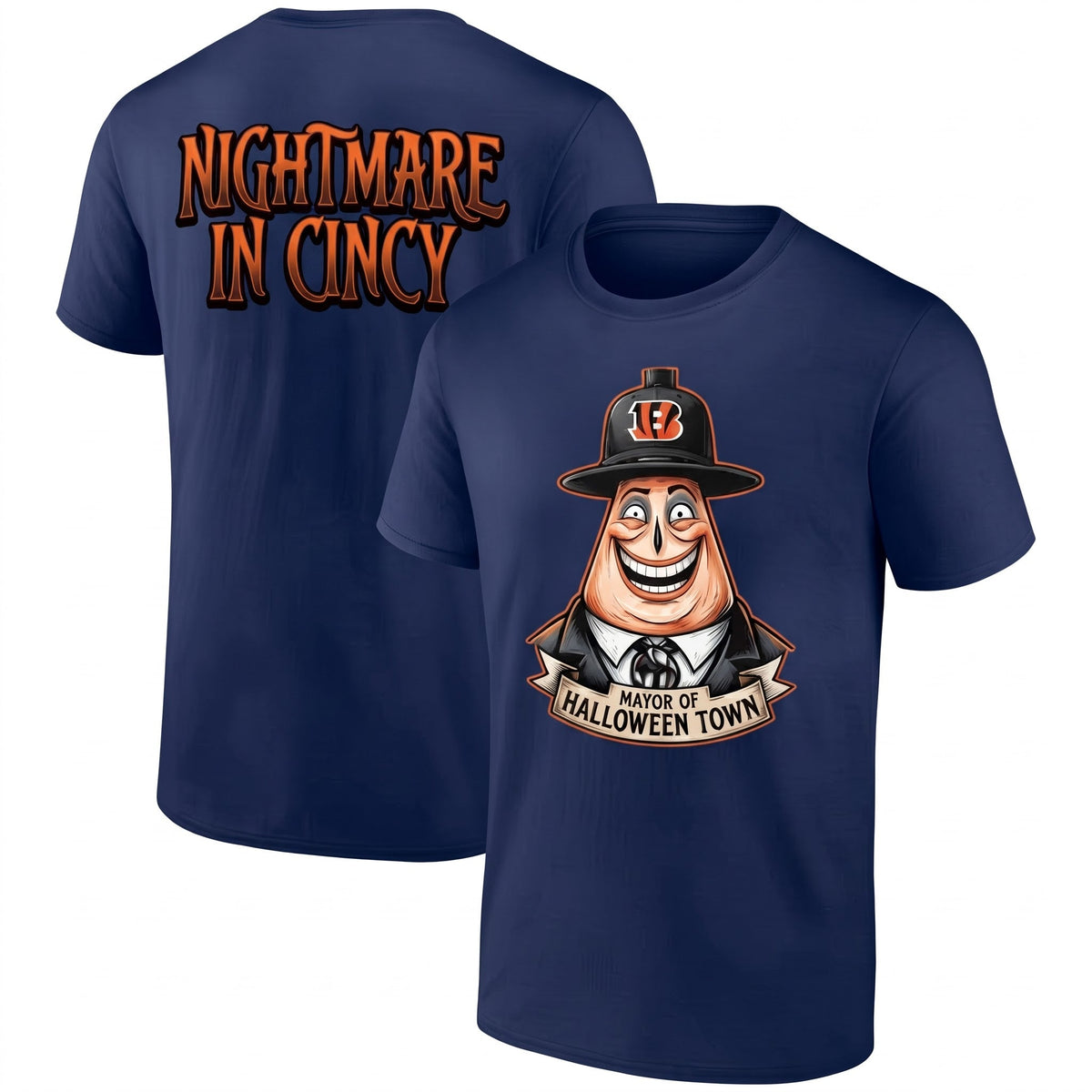 CIN x Halloween Two Sides T-Shirt - Printed V3