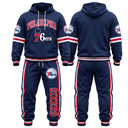 PHI Streetwear Hoodie Pants Set - Printed