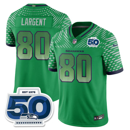 Men'sSEA 2025 "Rivalries" 50th Season Patch Vapor Limited Jersey - All Stitched