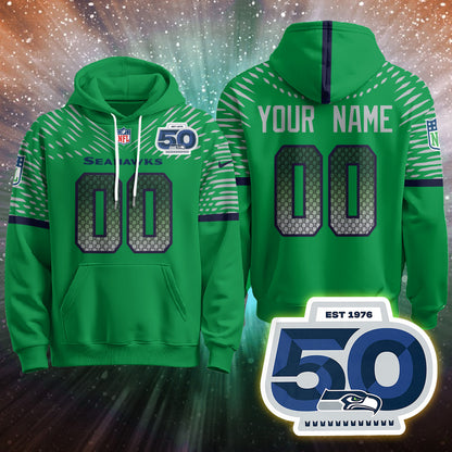 Seattle Seahawks Rivalries Vapor Limited Custom Hoodie - Printed