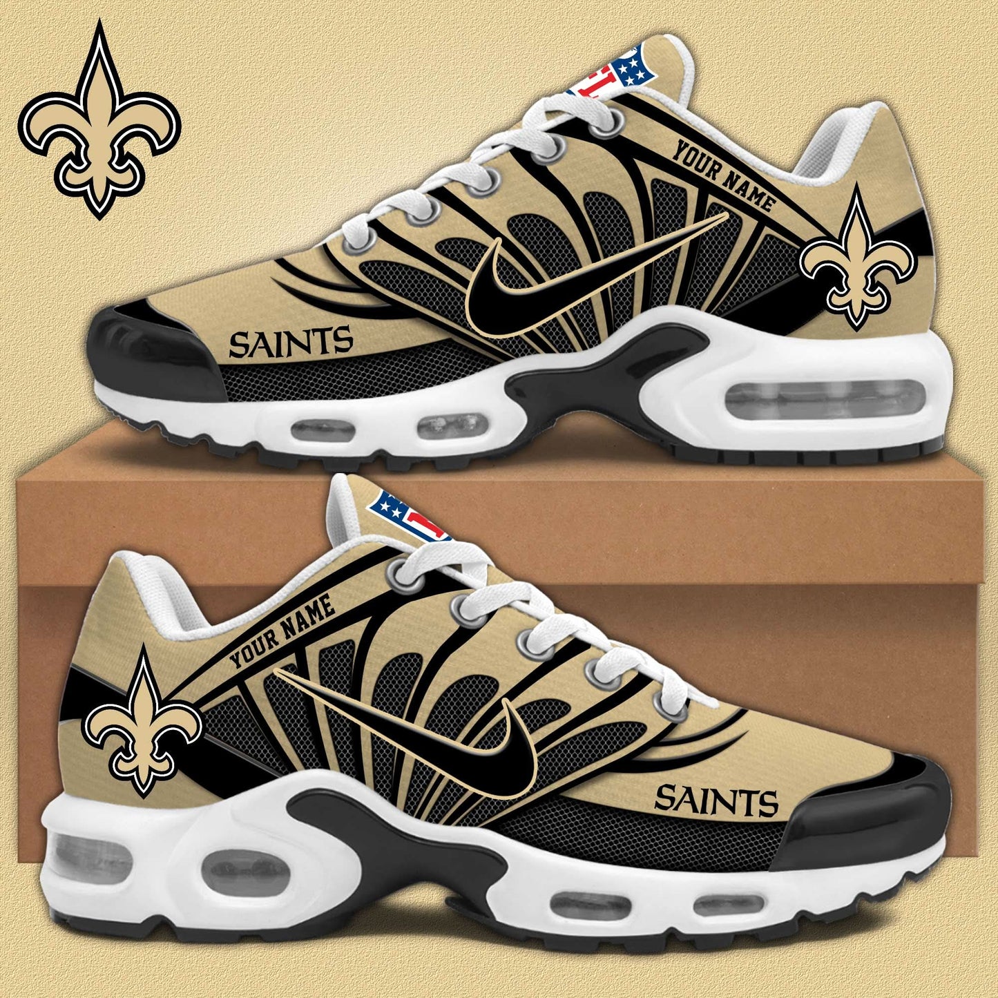New Orleans Saints Personalized Shoes Limited Edition