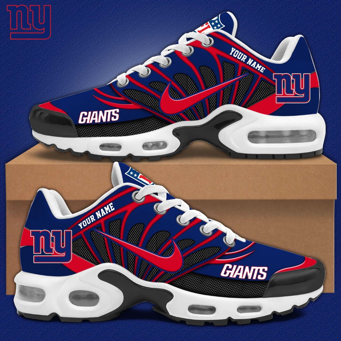 New York Giants Personalized Shoes Limited Edition