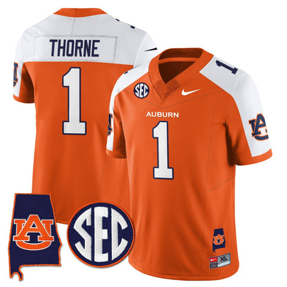 Auburn Tigers 2025 Alabama Patch Vapor Limited Jersey - All Stitched