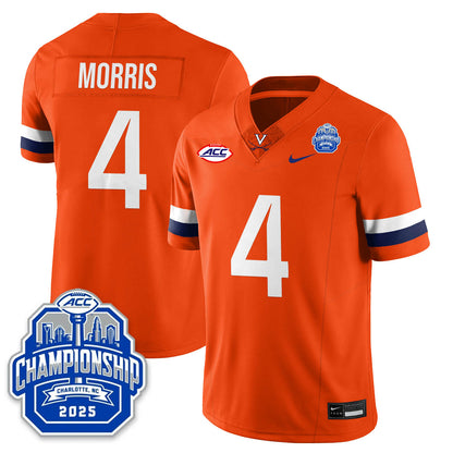 Virginia Football ACC Championship Vapor Limited Jersey - All Stitched