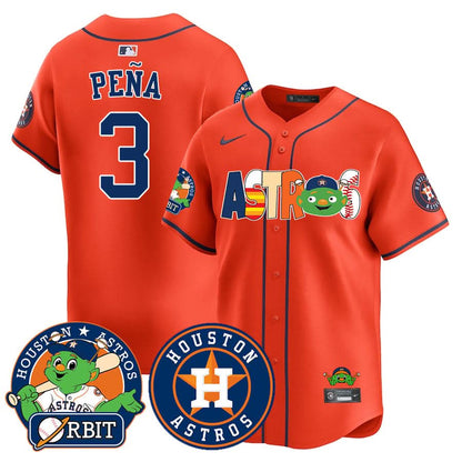 Houston Astros Orbit Vapor Premier Jersey - All Stitched