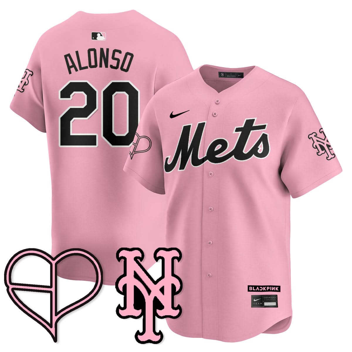 New York Mets BLΛƆKPIИK 2025 Limited Jersey - All Stitched
