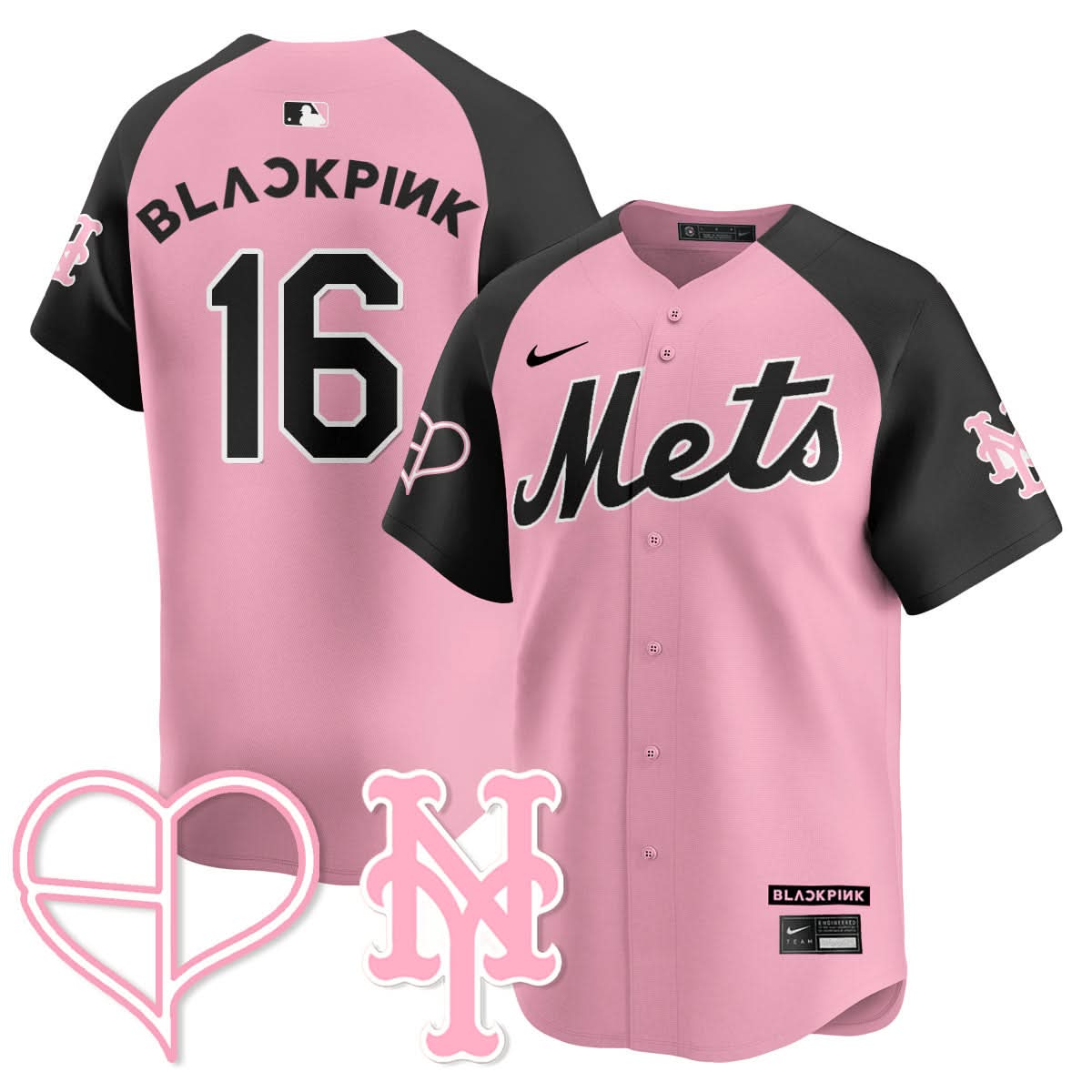 New York Mets BLΛƆKPIИK 2025 Limited Jersey - All Stitched