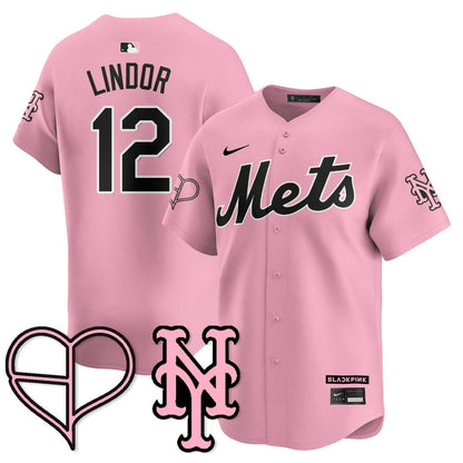 New York Mets BLΛƆKPIИK 2025 Limited Jersey - All Stitched