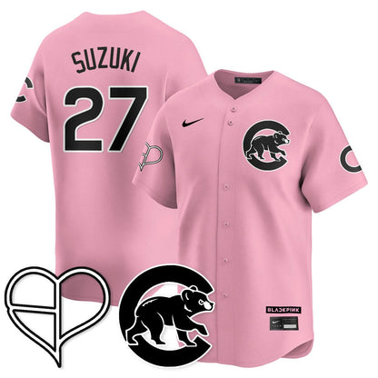 Chicago Cubs BLΛƆKPIИK 2025 Limited Jersey - All Stitched