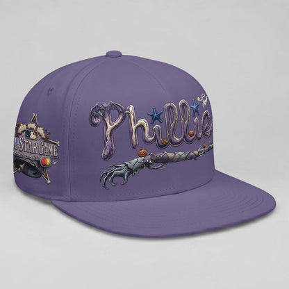 Philadelphia Phillies Nightmare Snapback Personalized Cap - Printed