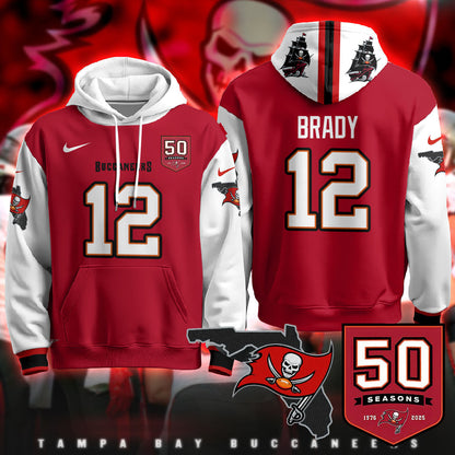 TB Creamsicle Throwback Hoodie - 50th Season Patch - All Stitched