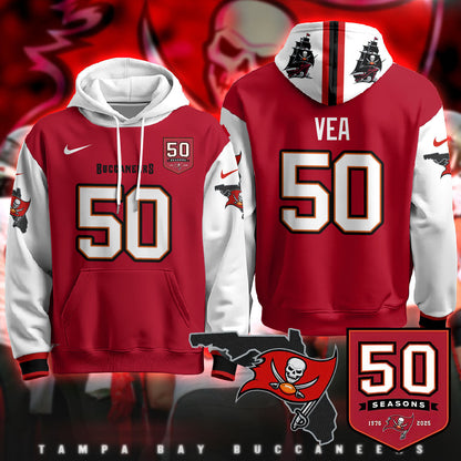 TB Creamsicle Throwback Hoodie - 50th Season Patch - All Stitched