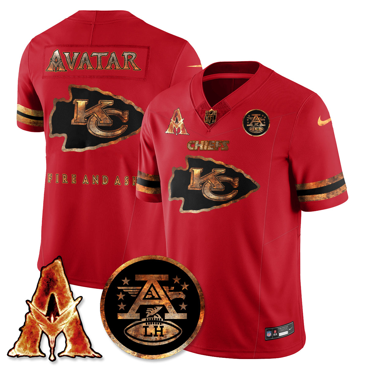 KC x Avatar 3 Fire and Ash Jersey V2 - Stitched