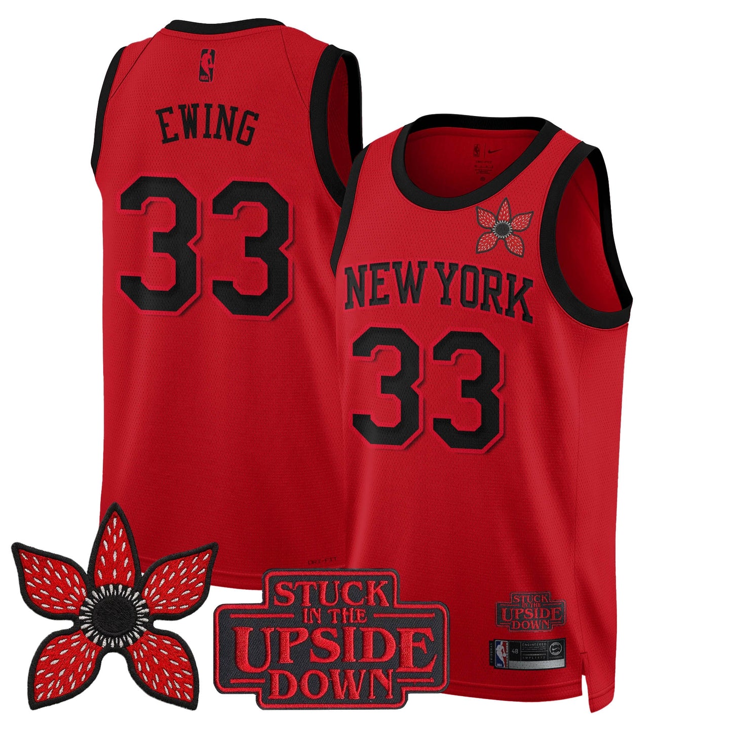 NYK 'Stranger Things Edition' Swingman Jersey - All Stitched