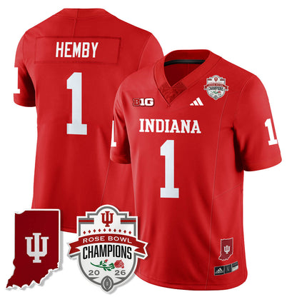 Indiana Hoosiers Vapor Limited Football Jersey - Rose Bowl Champions - All Stitched