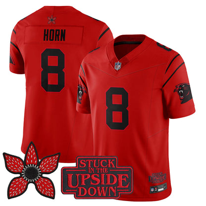 Carolina Panthers 'Stranger Things Edition' Vapor Limited Jersey - All Stitched