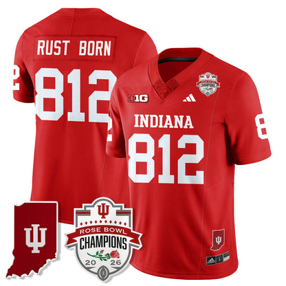 Indiana Hoosiers Vapor Limited Football Jersey - Rose Bowl Champions - All Stitched