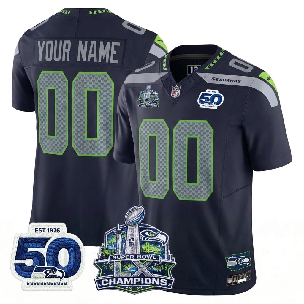 SEA S.Bowl LX Champions Patch Vapor Limited Custom Edition - Stitched