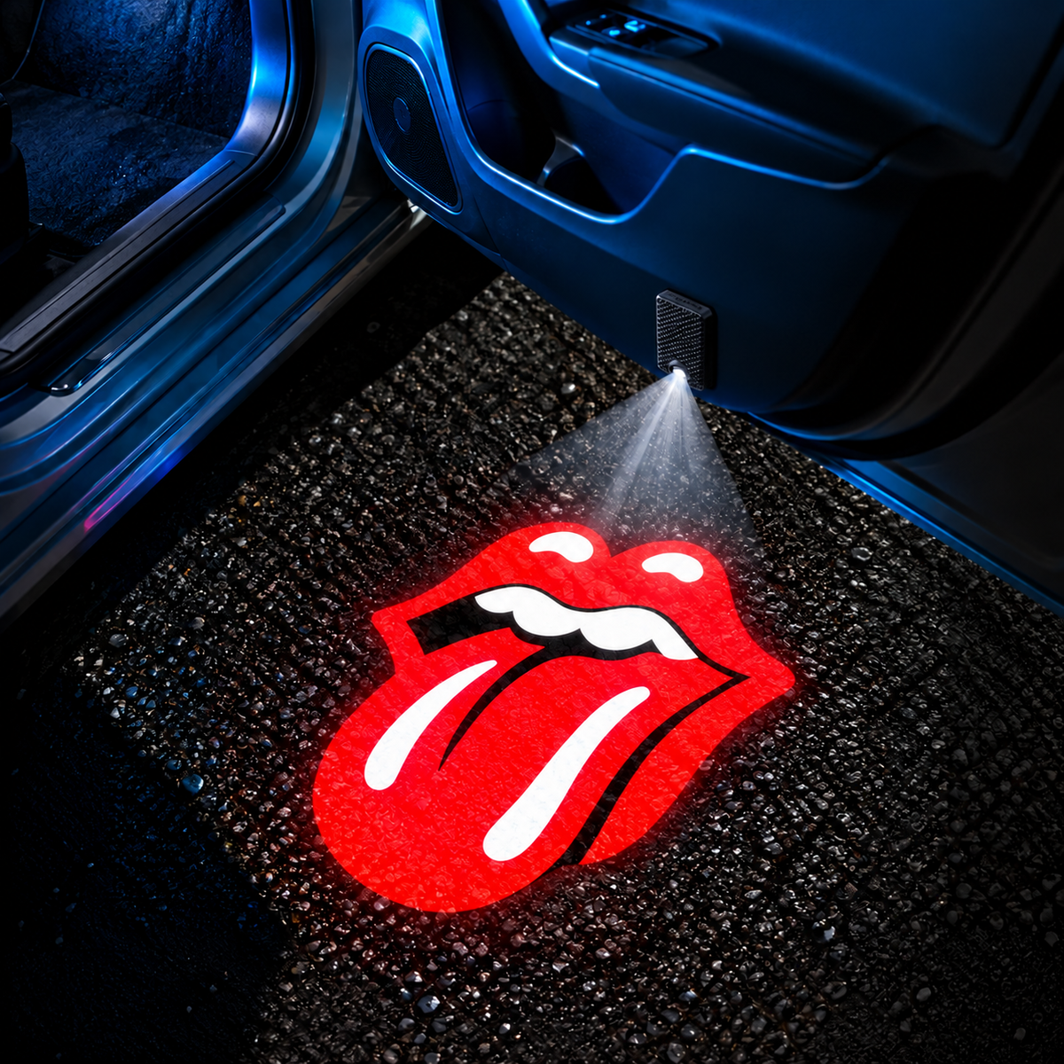 TeamBeam™ Rock Led Car Door Projector Lights