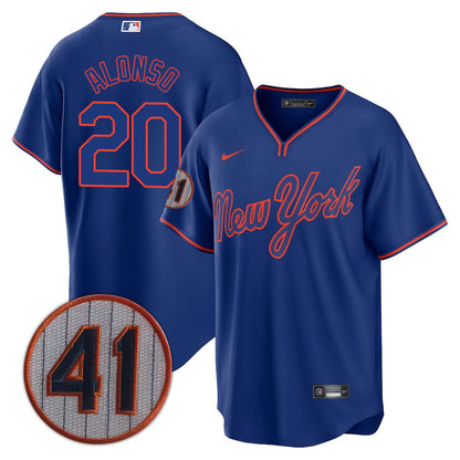 NYM Limited Jersey - 2021 Patch - All Stitched