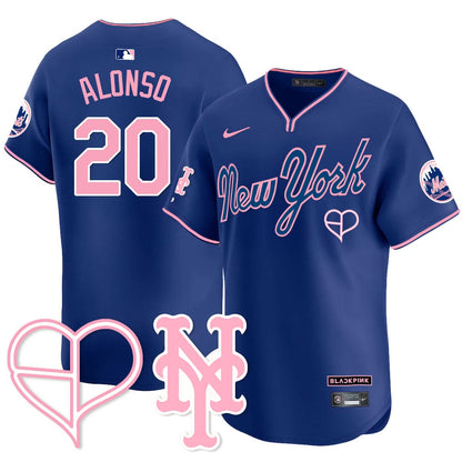 New York Mets BLΛƆKPIИK 2025 Limited Jersey - All Stitched