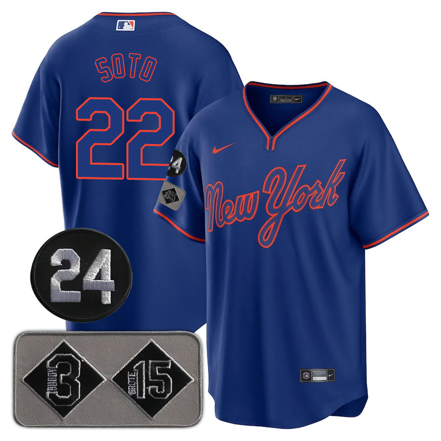 NYM Limited Jersey - 2024 Patch - All Stitched