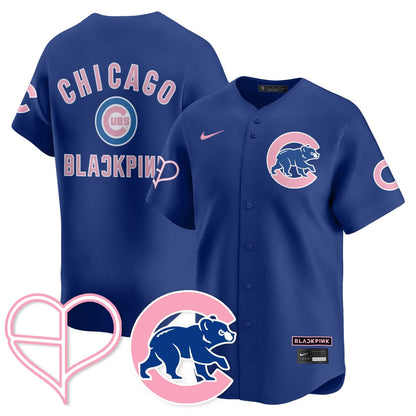 Chicago Cubs BLΛƆKPIИK 2025 Limited Jersey - All Stitched