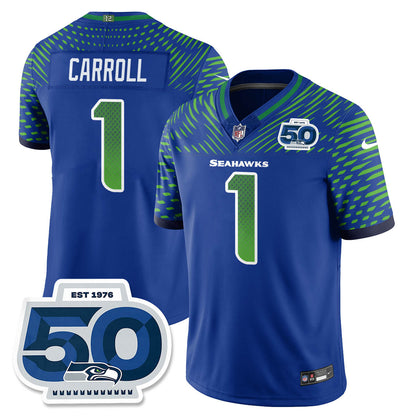 Men'sSEA 2025 "Rivalries" 50th Season Patch Vapor Limited Jersey - All Stitched