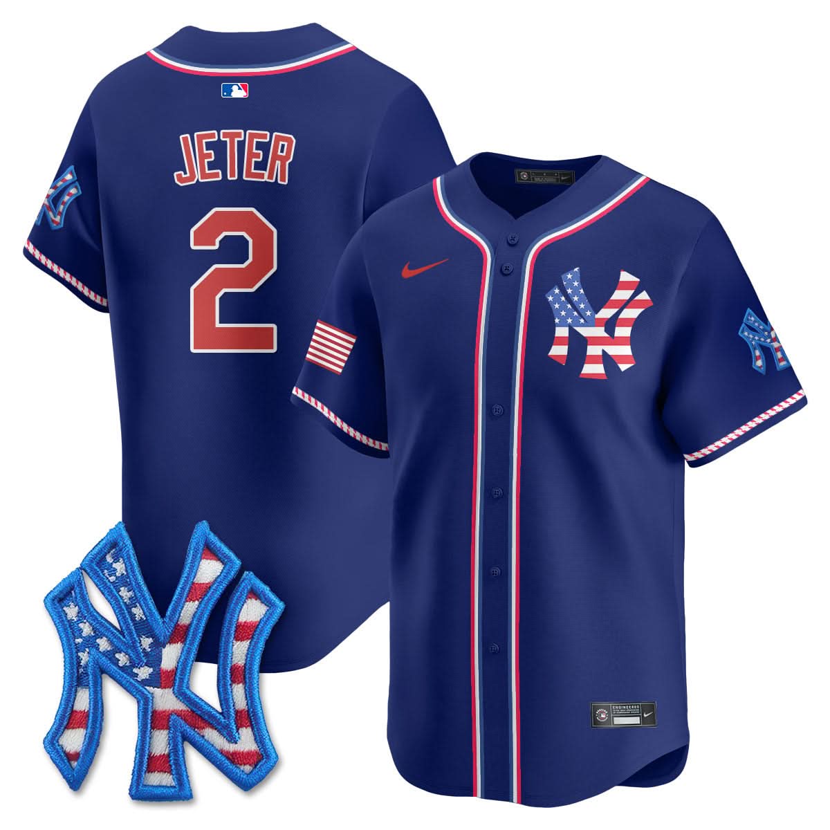 New York Yankees 2025 Fourth of July Jersey - All Stitched