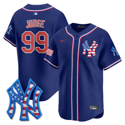 New York Yankees 2025 Fourth of July Jersey - All Stitched
