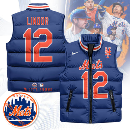 New York Mets Unisex Puffer Vest