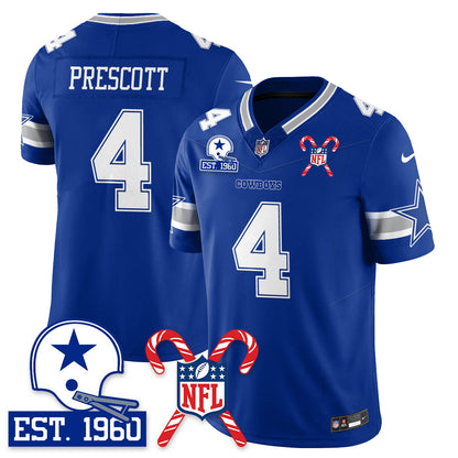 DAL Christmas Vapor Limited Jersey - All Stitched