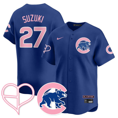 Chicago Cubs BLΛƆKPIИK 2025 Limited Jersey - All Stitched